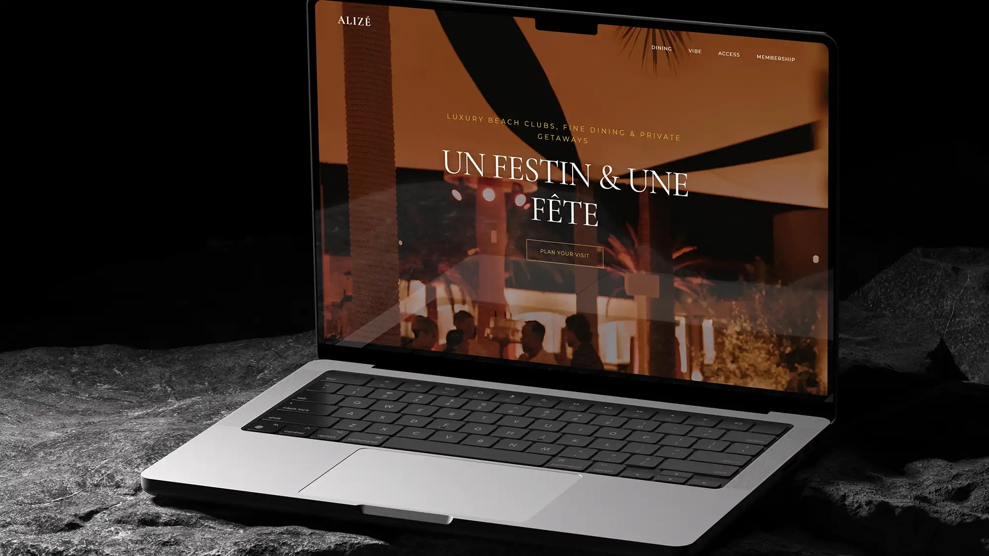 ALIZÉ Seaside Restaurant reservation custom website